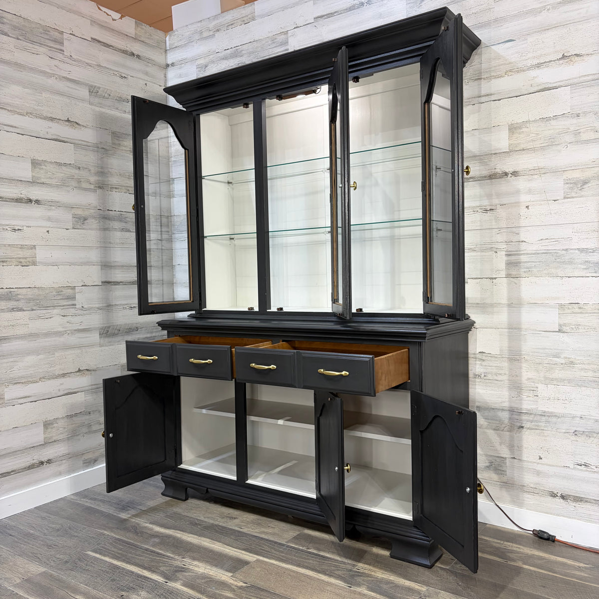 Black Kincaid China Hutch