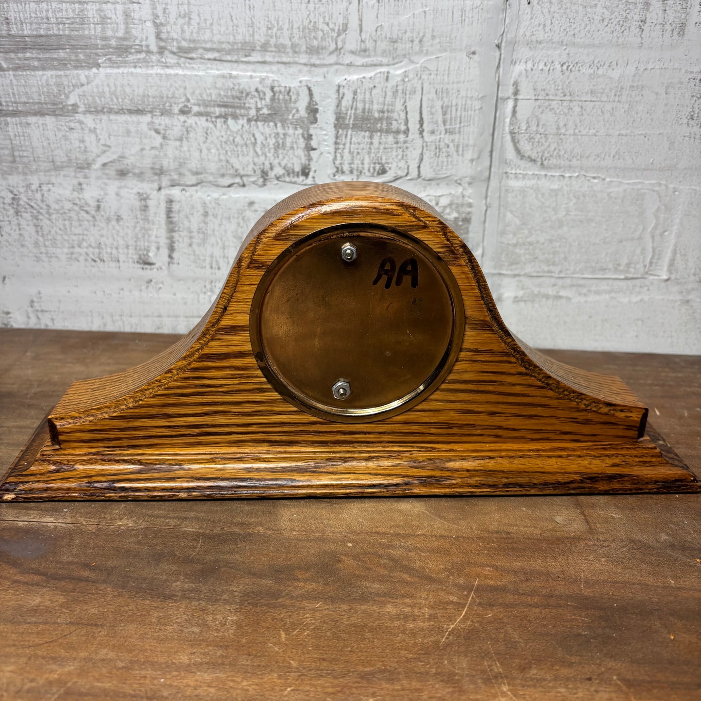 Vintage Wooden Mantel Clock
