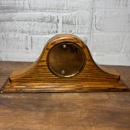 Vintage Wooden Mantel Clock