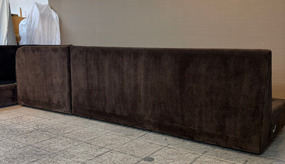 4pc Brown Sectional Couch