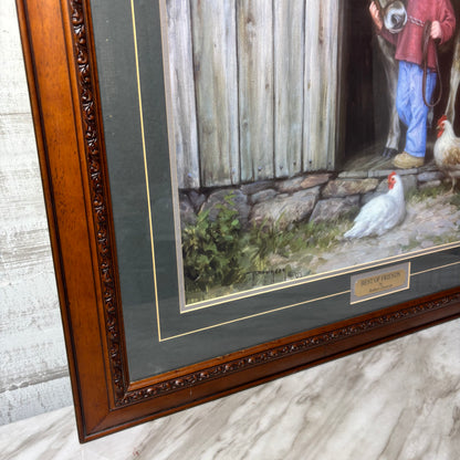 Framed Art Print Titled "Best of Friends" By Robert Duncan