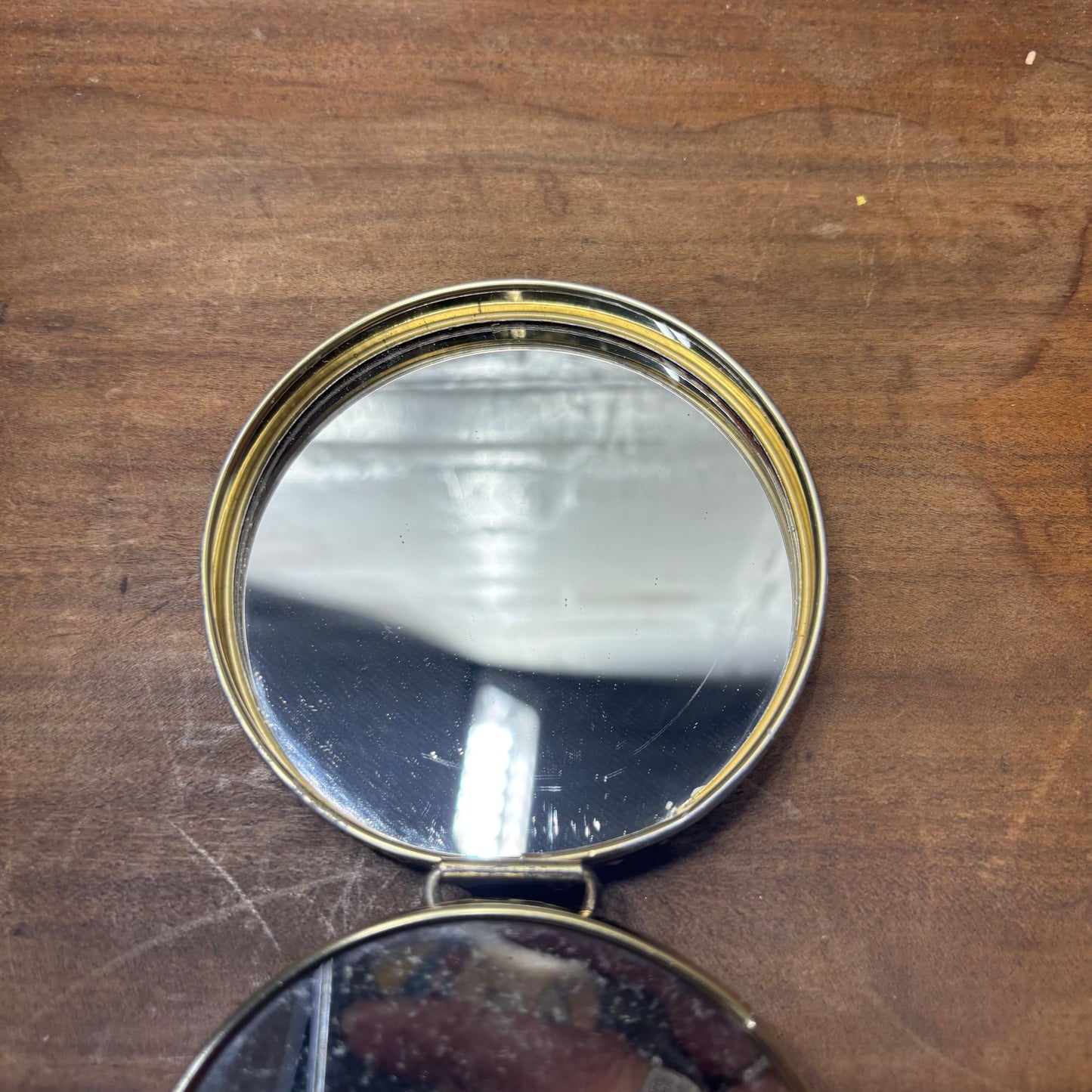 Vintage Folding Compact Mirror