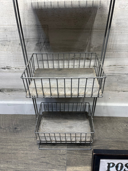 Three Tier Metal Storage Organizer