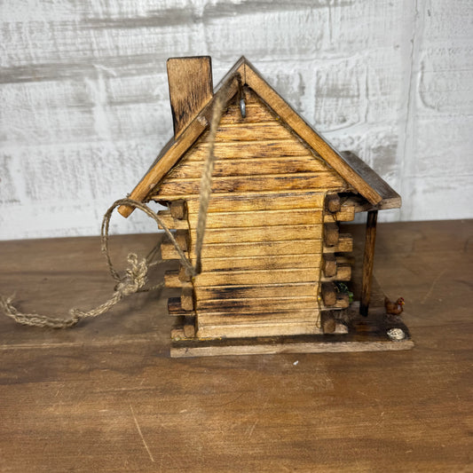 Western Log Cabin Bird House