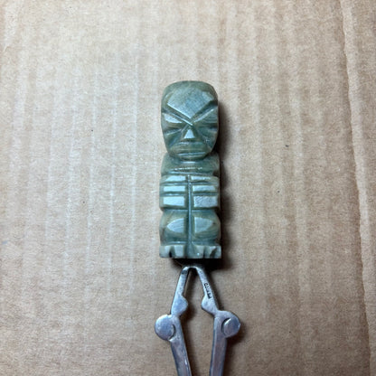 Vintage Onyx Carved Jade Letter Opener