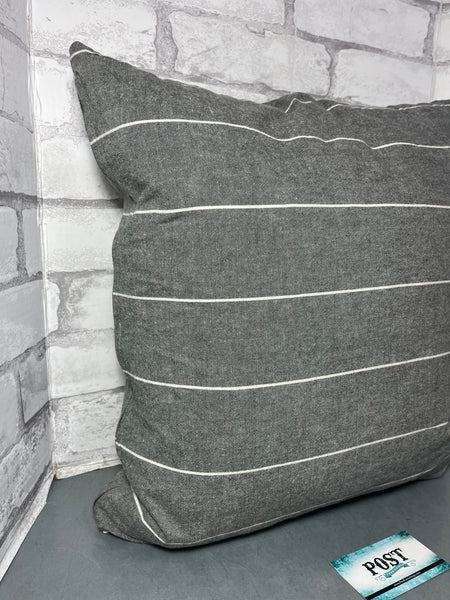 Gray Stripped Pillow