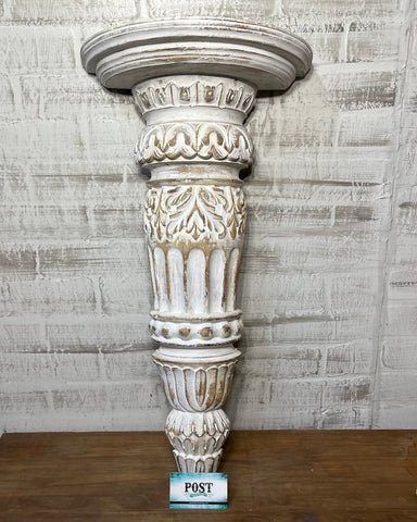 French Country Carved Shelf