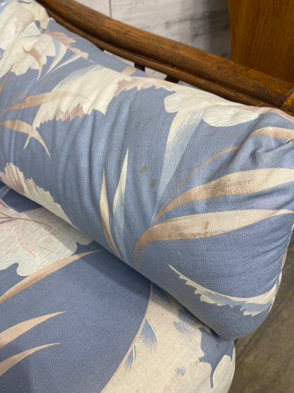 Vintage Rattan Bamboo Loveseat