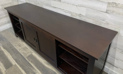 Dark Wood TV Stand