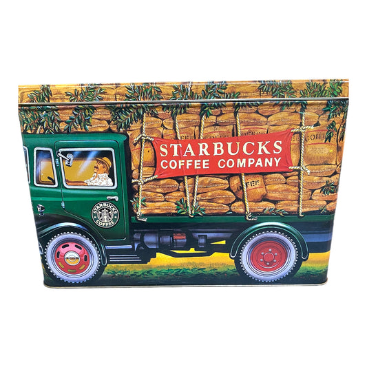 Vintage Starbucks Coffee Metal Tin Canister