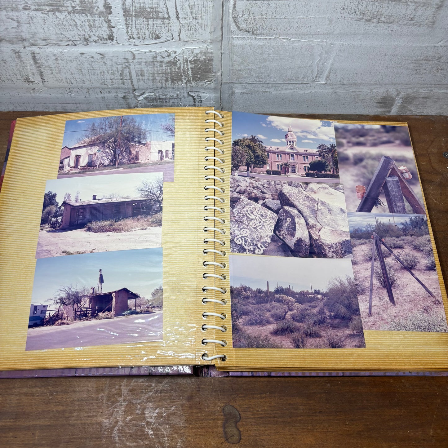 Vintage Sunset Marsh Photo Album