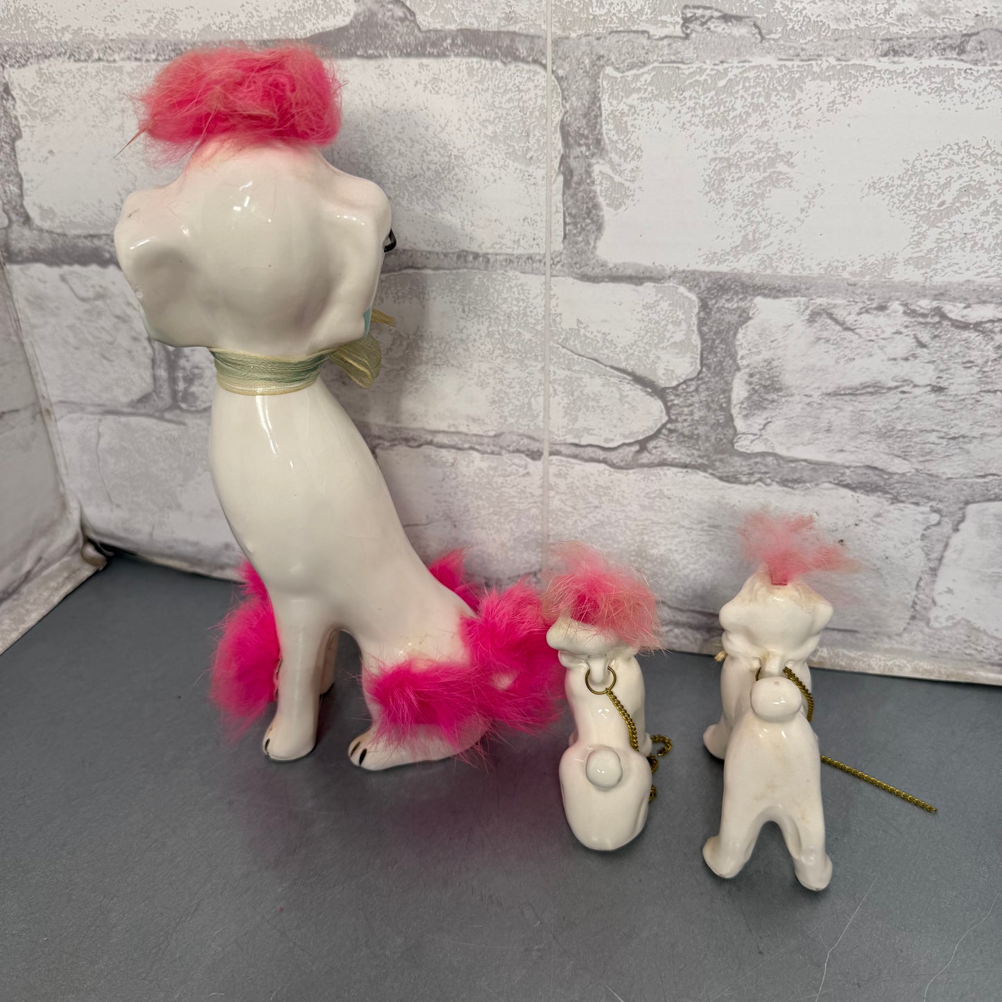Mid Century Poodle Dog Figurines - Set Of 3