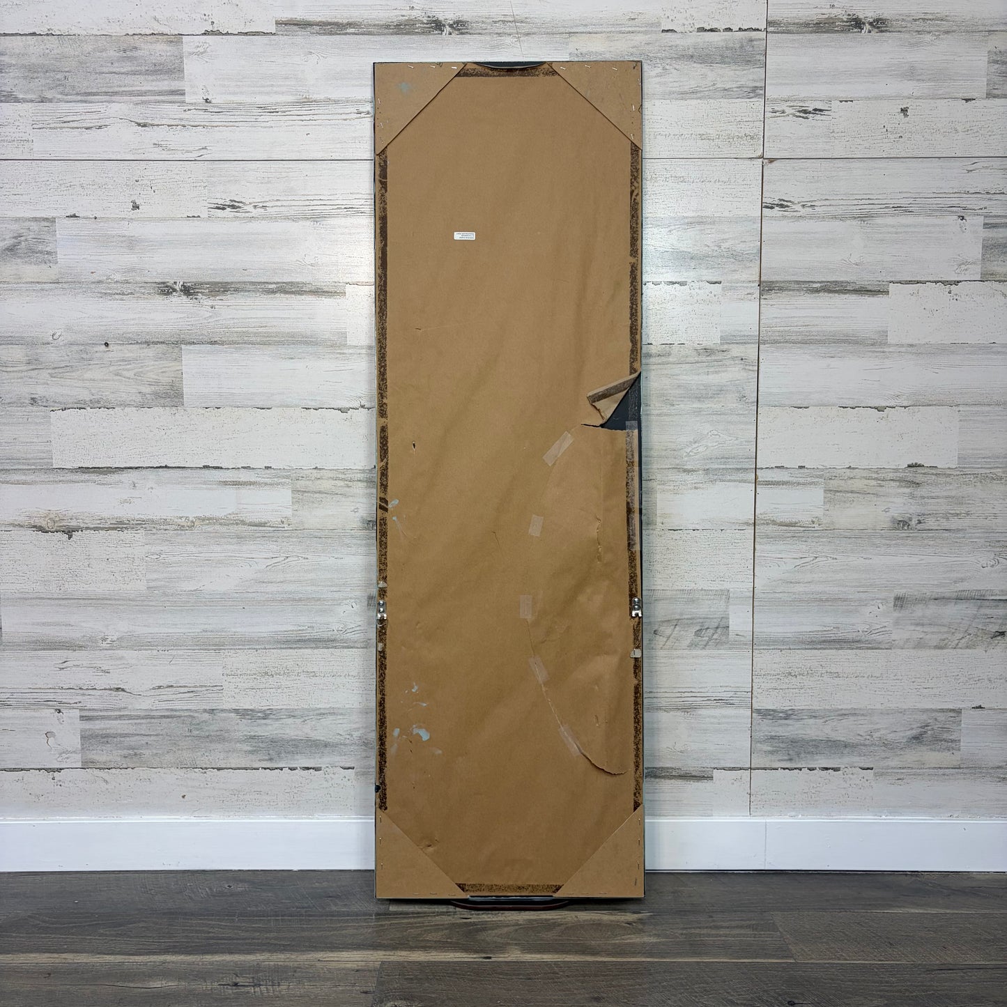 Tall Mirror Light Blue Frame