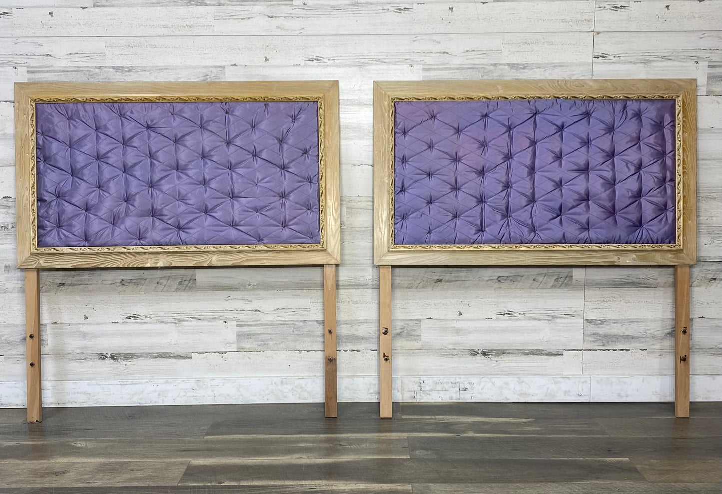 Set Of 2 Antique Twin Headboards