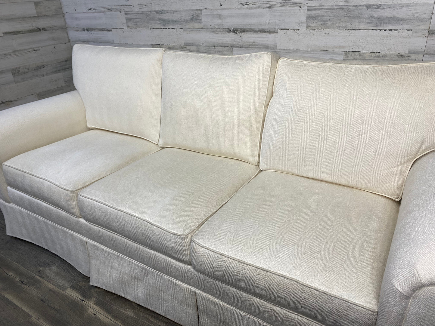 Ethan Allen Cream White Couch