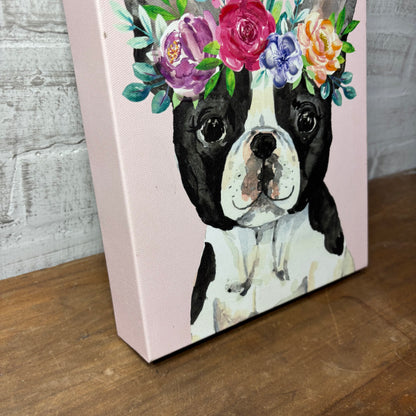 Boston Terrier / French Bulldog Canvas Print