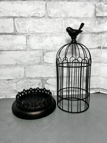 Large Decorative Bird Cage Candle Holder