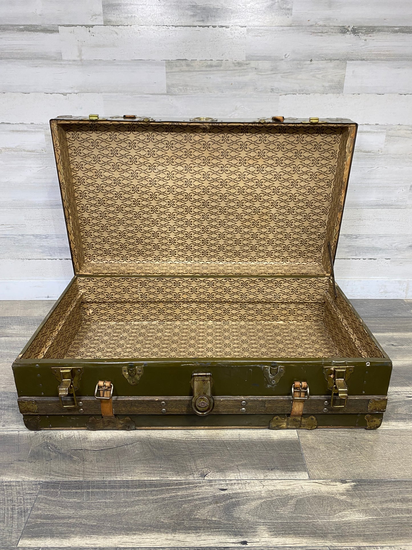 Vintage Travel Steamer Trunk
