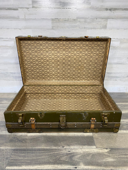Vintage Travel Steamer Trunk