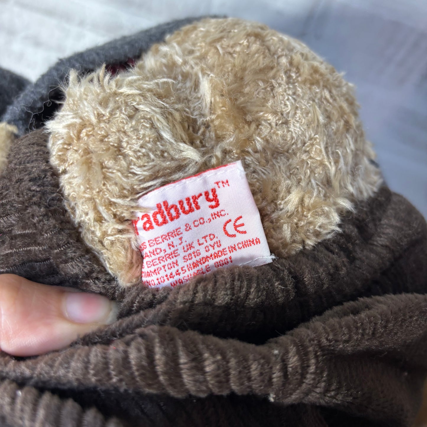Vintage Russ Berrie Bradbury Teddy Bear