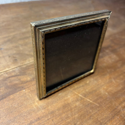 Vintage Style Square Gold Metal Picture Frame