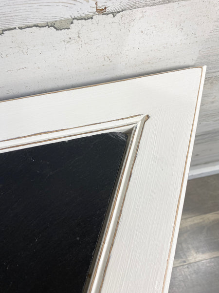 Entryway White Cabinet W/ Slate Top