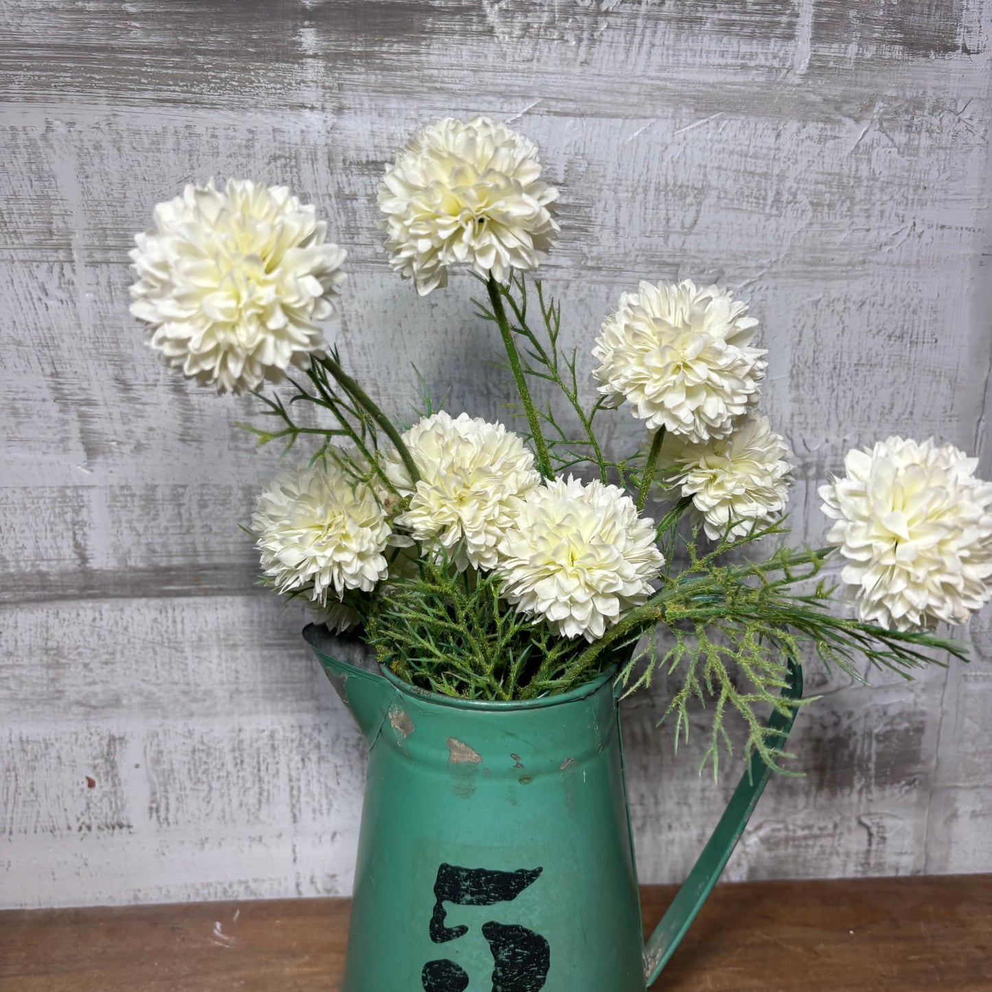 Farmhouse Pitcher w/ Faux Flowers