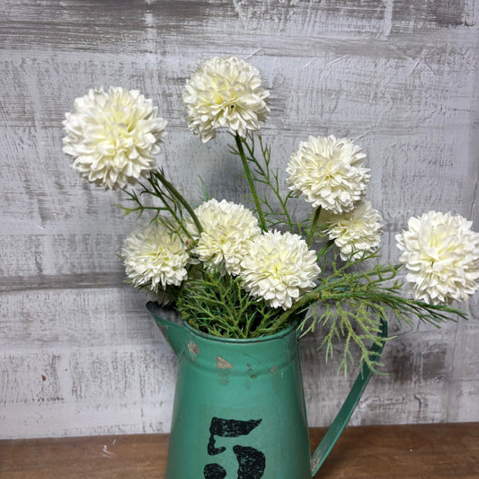 Farmhouse Pitcher w/ Faux Flowers