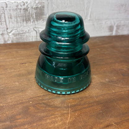 Vintage Hemingray 42 Electrical Glass Insulator