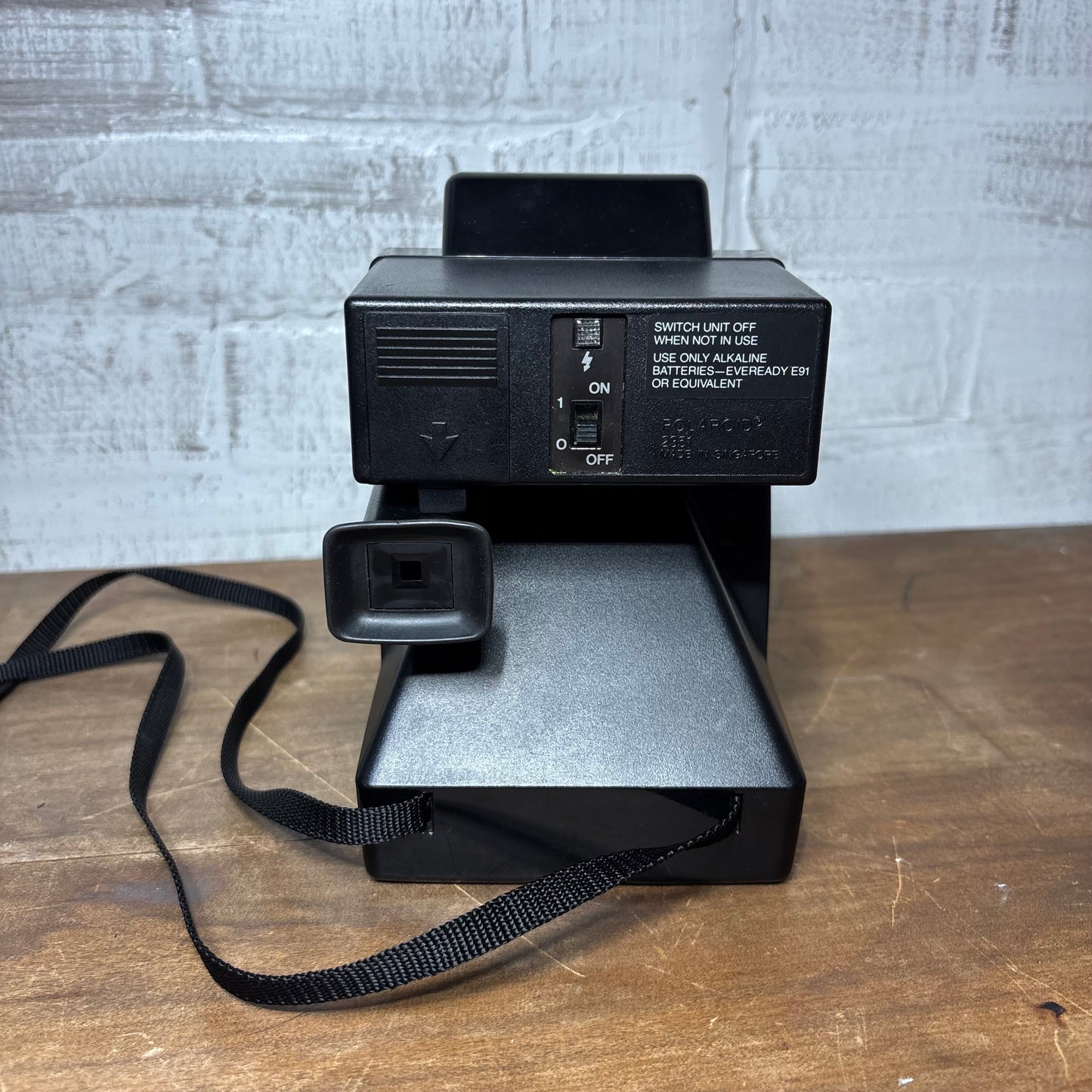 Vintage Polaroid OneStep Land Camera with Q-Light Flash Untested