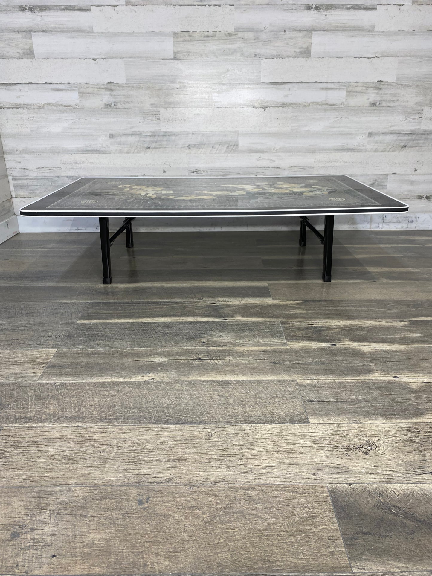 Vintage Folding Korean Tea Table- Black