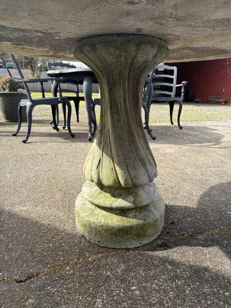 Outdoor Concrete Pedestal Table