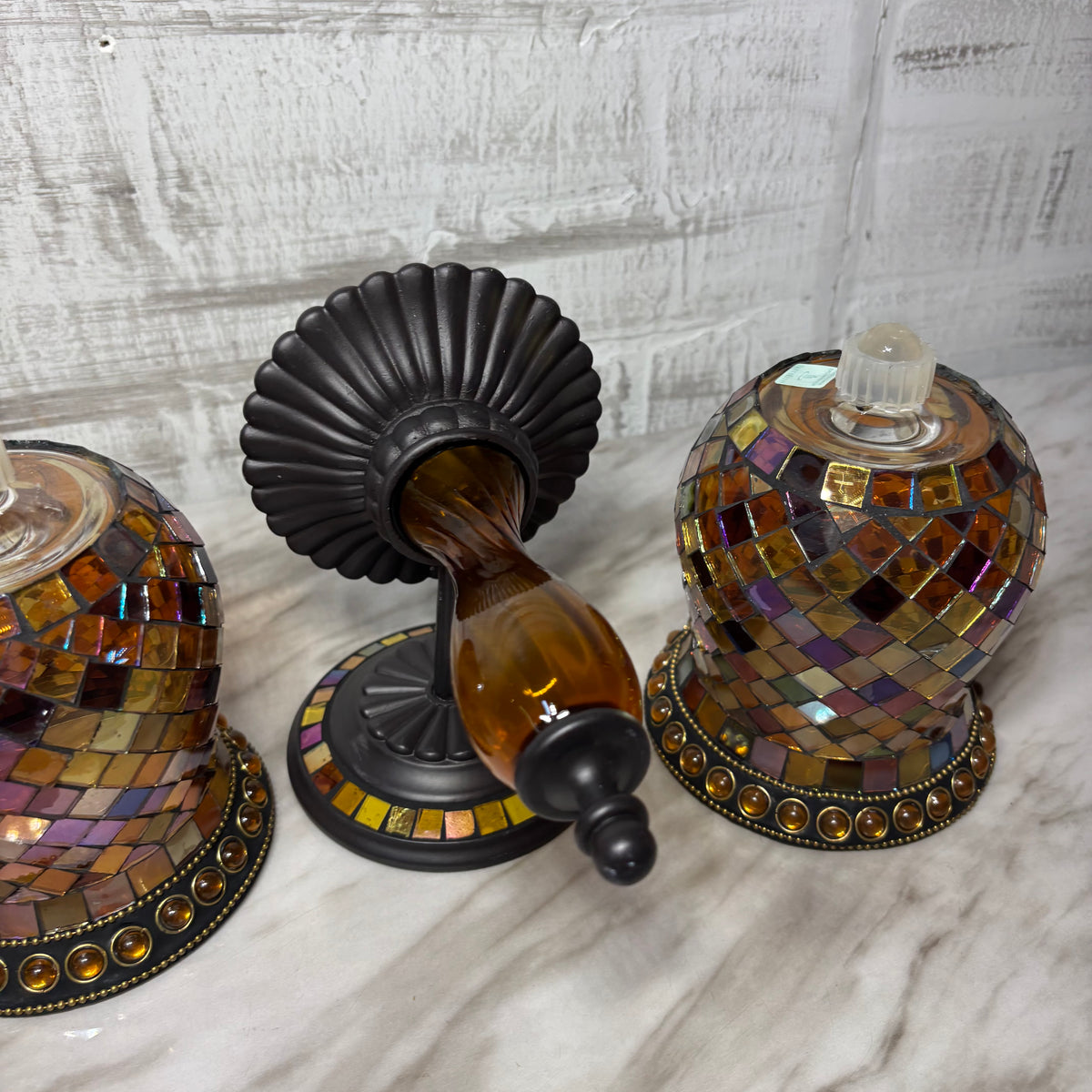 PartyLite Global Fusion Mosaic Wall Sconces