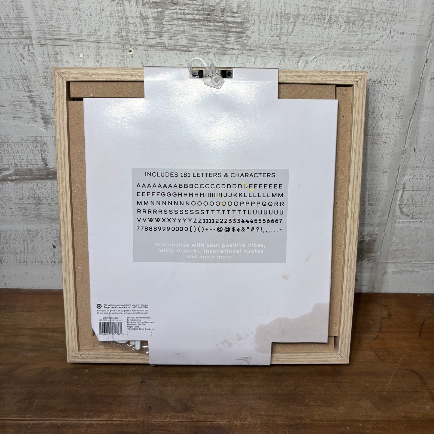 Red / Orange Letter Board Bulletin Board
