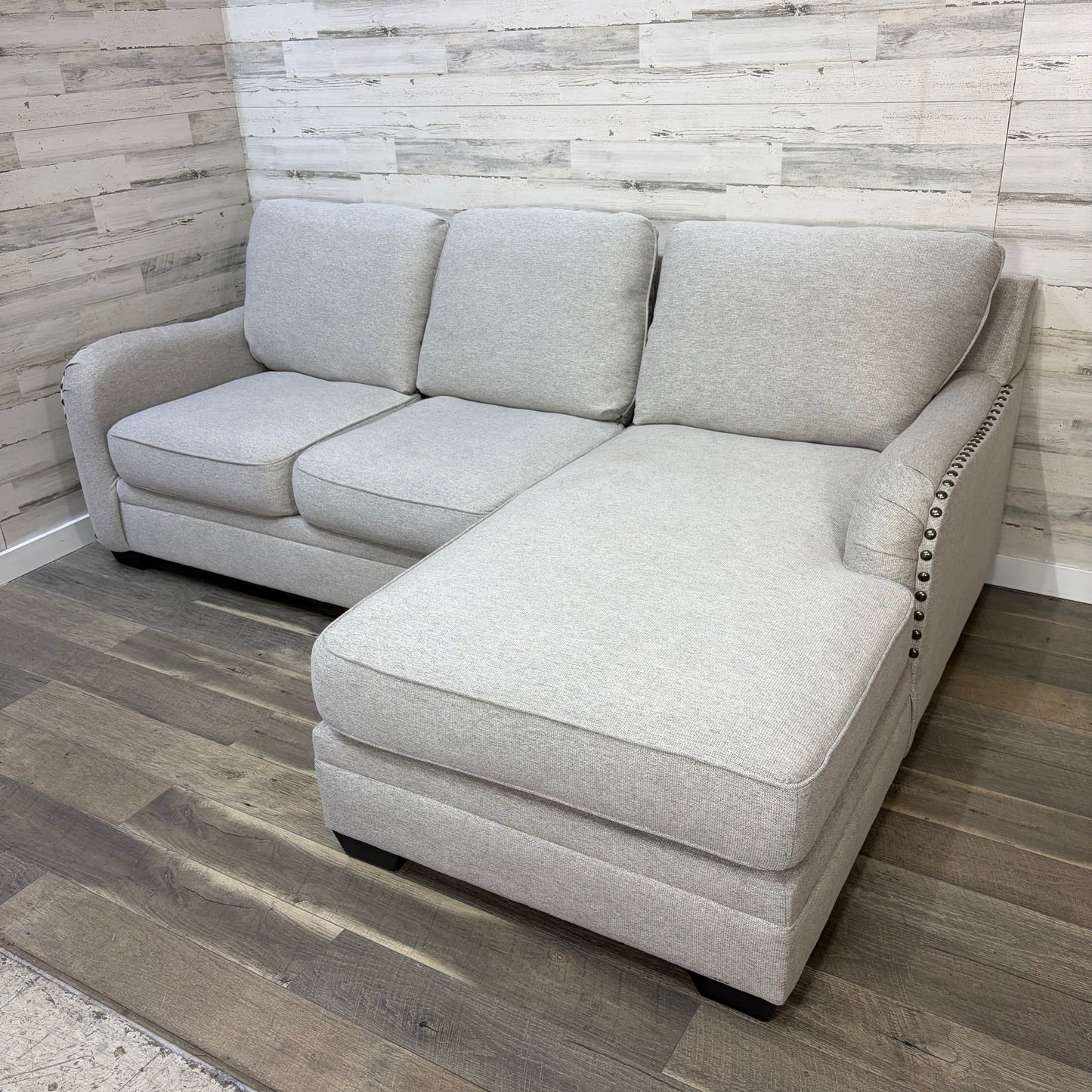Gray 2pc Ashley Sectional Couch