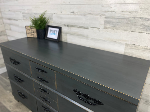 Dark Gray Dresser/ Buffet