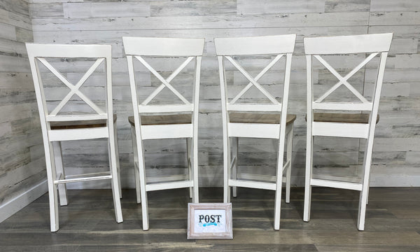 Set Of 4 Bar/ Pub Height Chairs