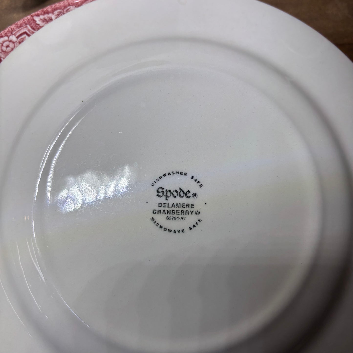 Spode Delamere Cranberry Dish Set Of 16