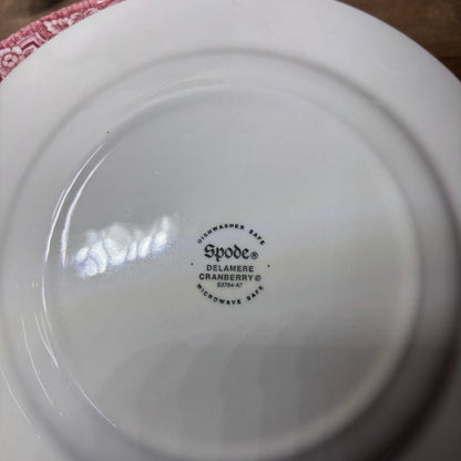 Spode Delamere Cranberry Dish Set Of 16