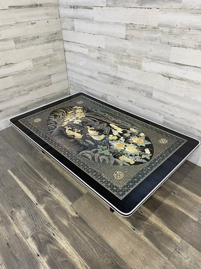 Vintage Folding Korean Tea Table- Black