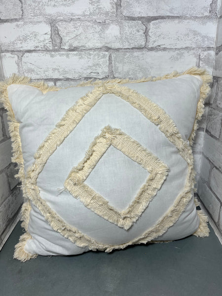 Tufted Geometric Pillow