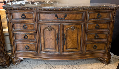 4pc Dresser Set Old World