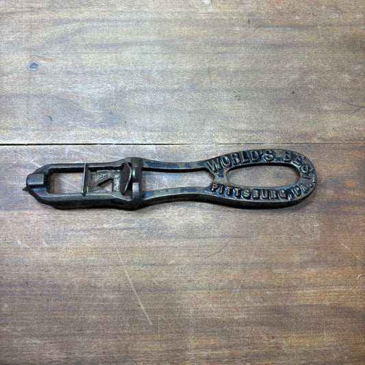 Antique “Worlds Best Pittsburg Pennsylvania” Can Opener
