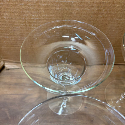 Vintage Handblown Margarita Glasses Set Of 4