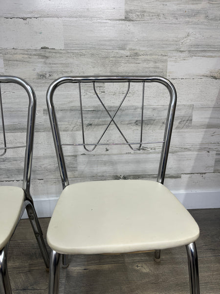 Mid Century Kids Chrome Chairs