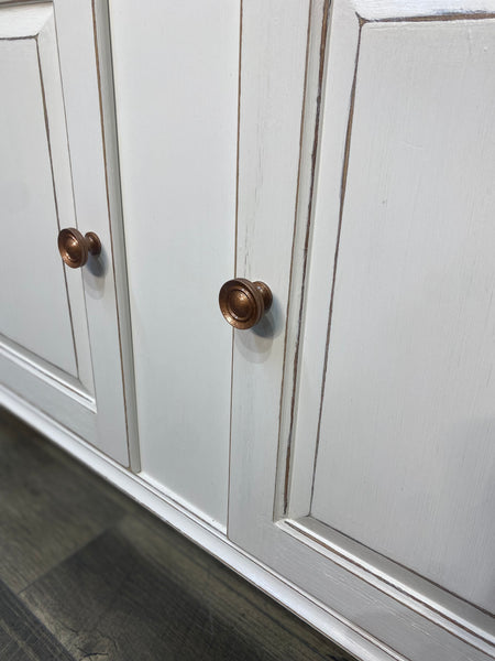 White Farmhouse China Hutch
