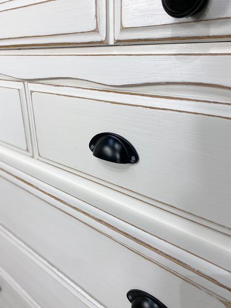Tall White Farmhouse Dresser