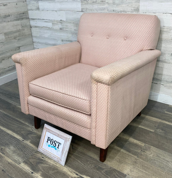 Mid Century Pink Rocking Chair