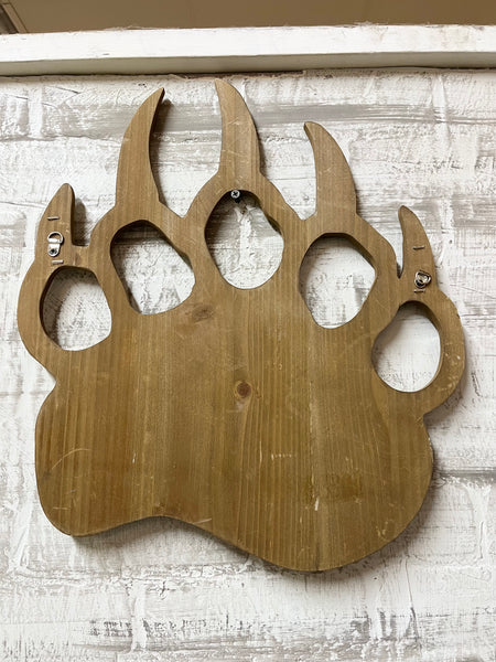 Wooden Bear Claw Sign “Don’t Wake The Bear”