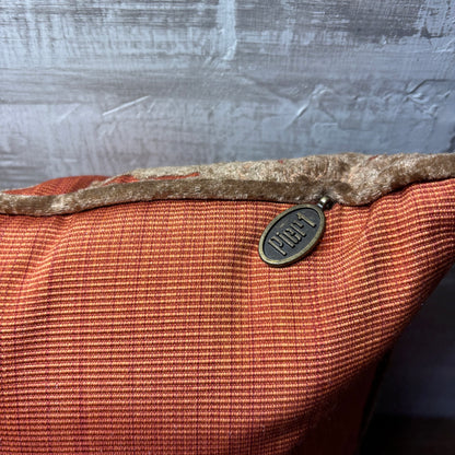 Pier 1 Burnt Orange Throw Pillow